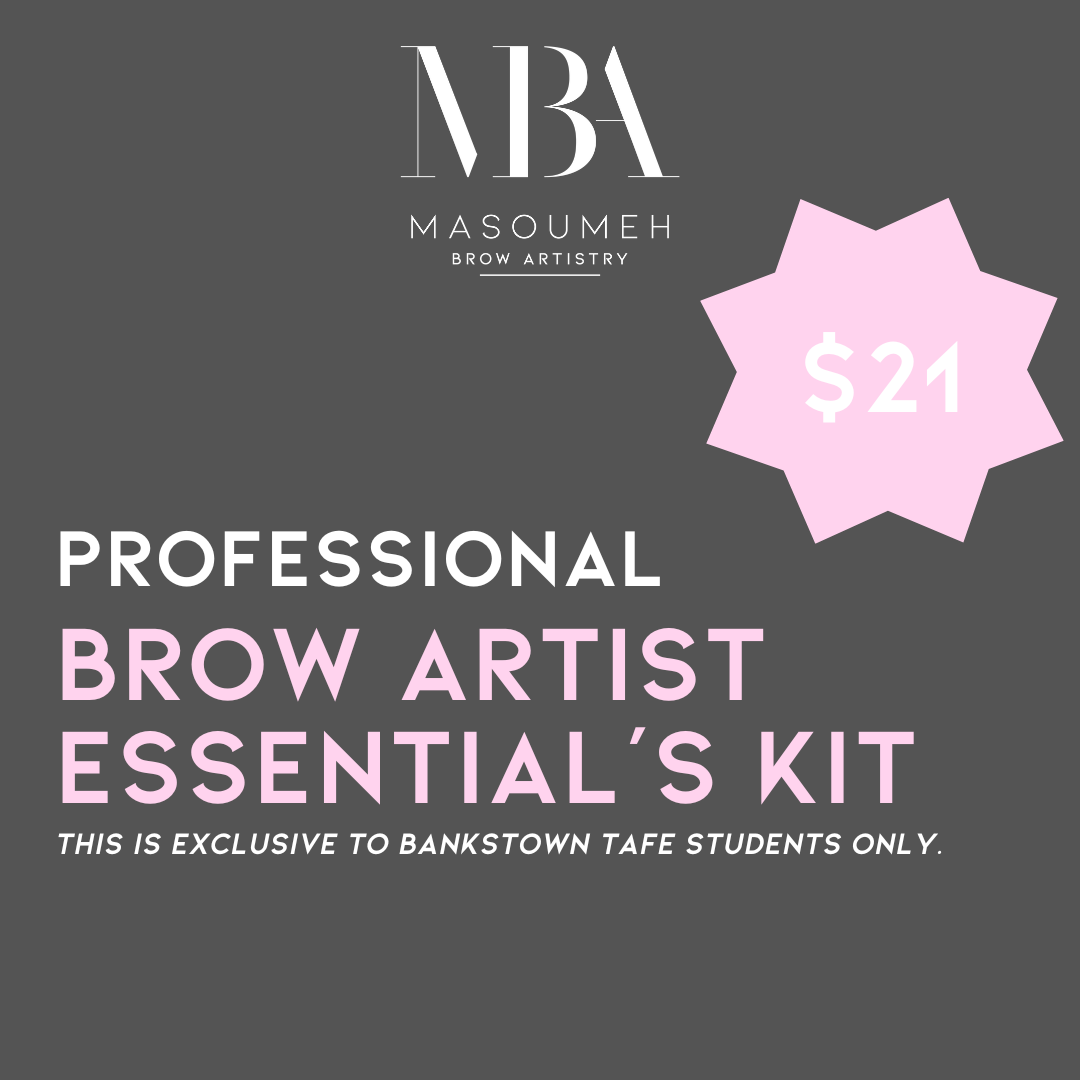 TAFE BROW ARTIST ESSENTIAL'S KIT - PROFESSIONAL - Masoumeh Brow Artistry
