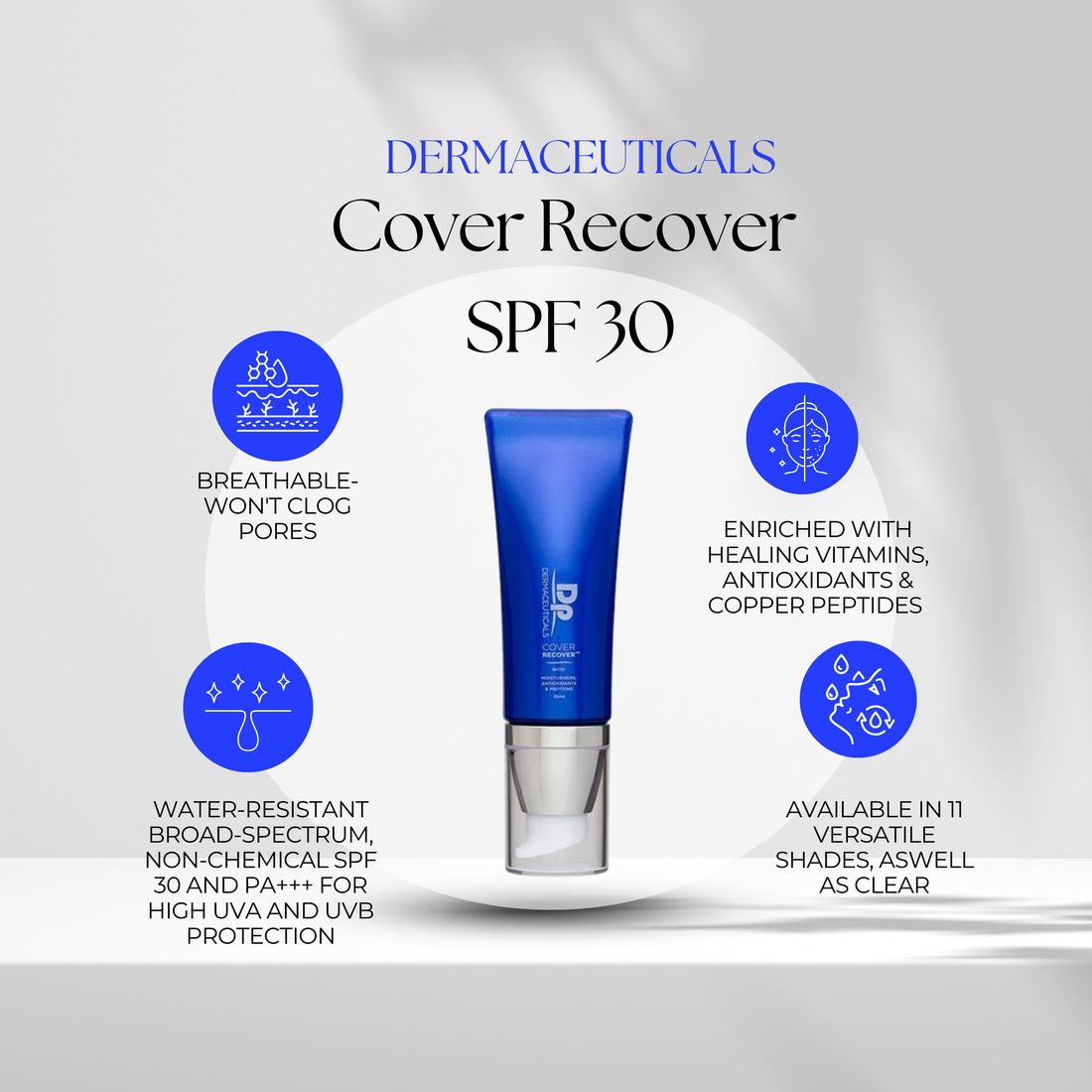 DP Cover Recover -  SHEER  50mls - Masoumeh Brow Artistry