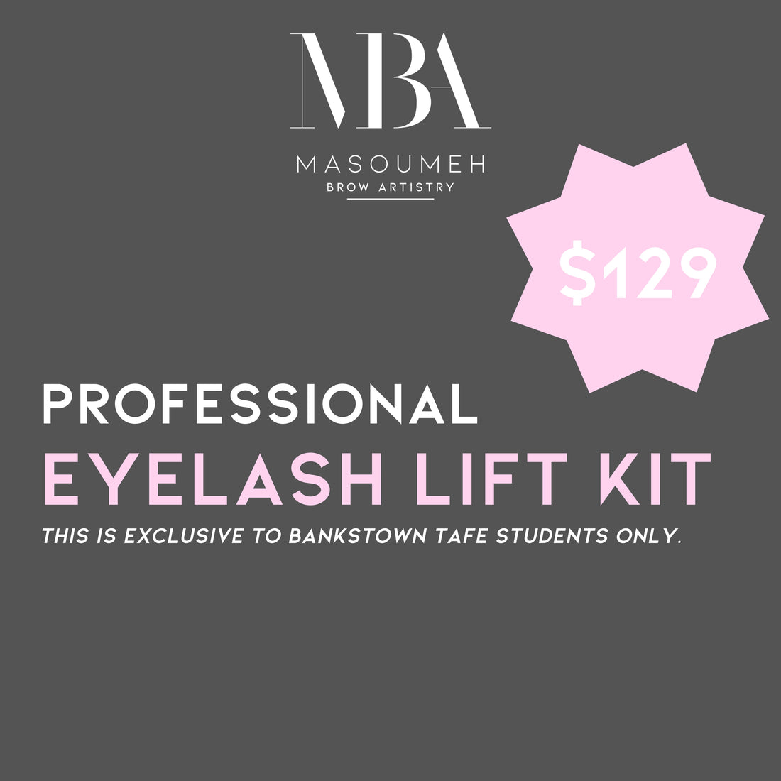 TAFE EYELASH LIFT KIT - PROFESSIONAL - Masoumeh Brow Artistry