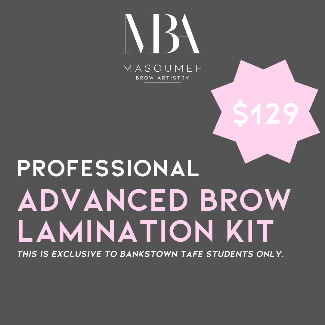 TAFE BROW LAMINATION KIT - PROFESSIONAL - Masoumeh Brow Artistry
