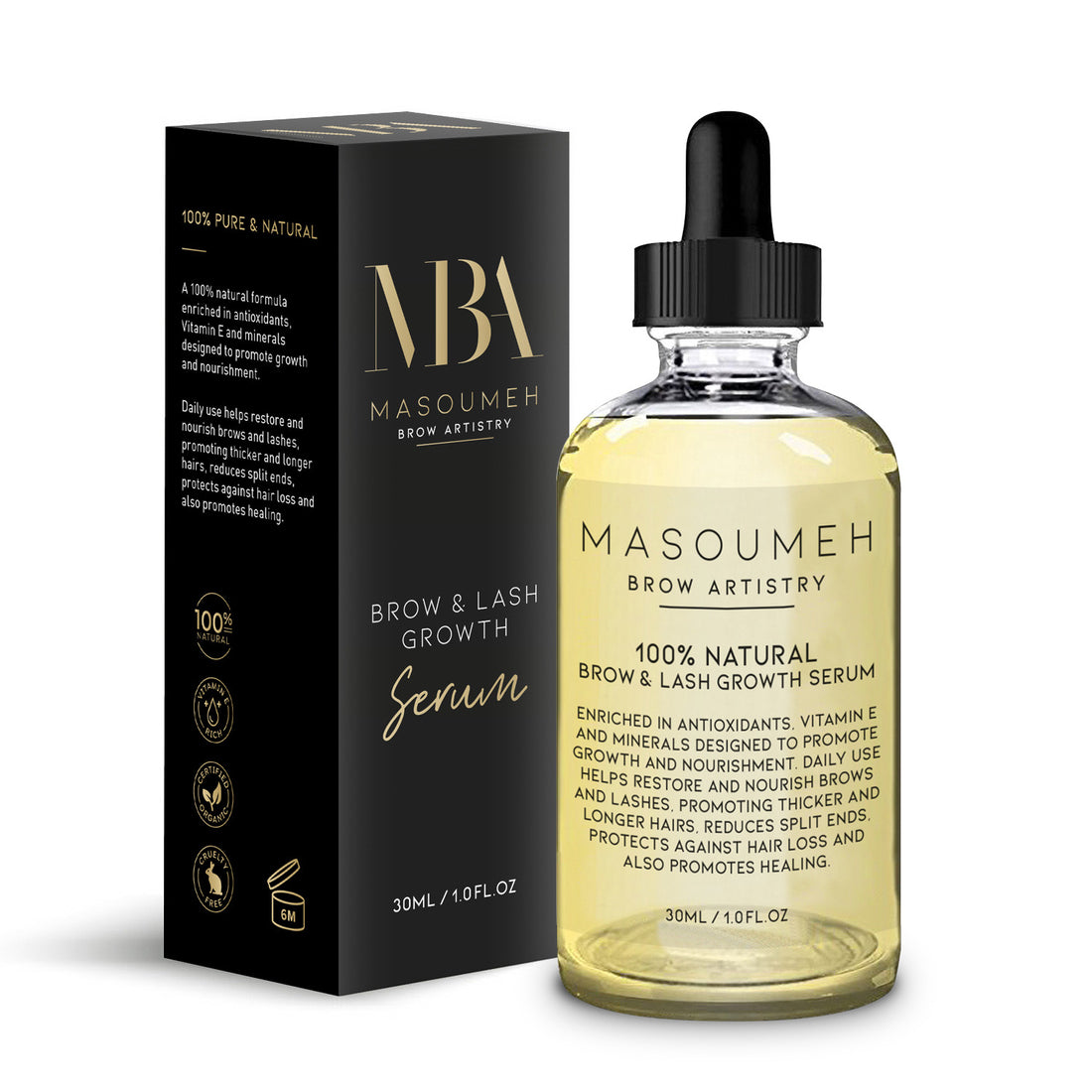 Brow & Lash Growth Serum - Masoumeh Brow Artistry Eyebrow Technician Sydney