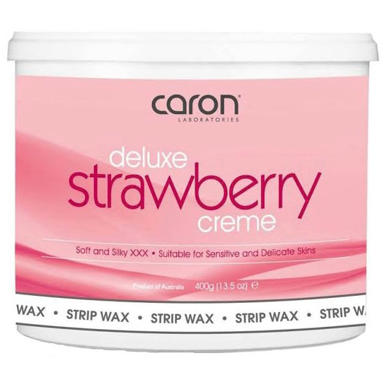 STRAWBERRY CREME STRIP WAX MICROWAVEABLE - 400 GM - Masoumeh Brow Artistry