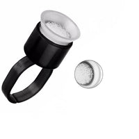 PIGMENT CUP RINGS WITH SPONGE - STERILE 50PCS - Masoumeh Brow Artistry