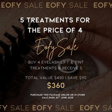 BUY 4 Eyelash Lift & Tint & Recieve 5 Treatments