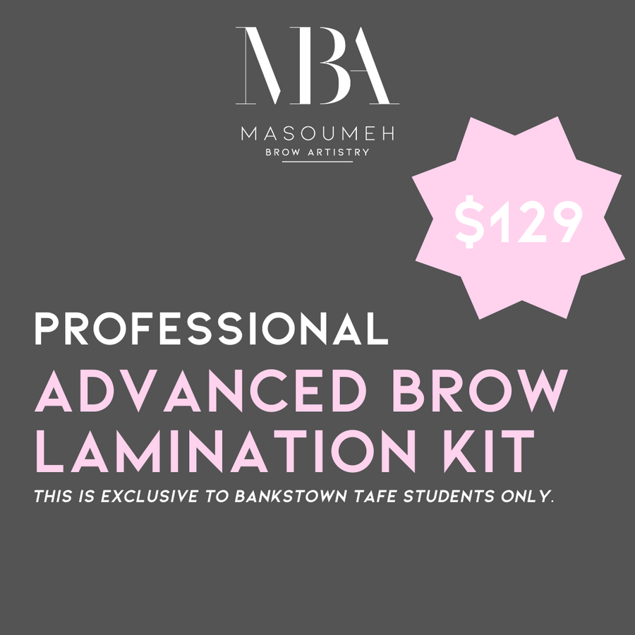 TAFE BROW LAMINATION KIT - PROFESSIONAL - Masoumeh Brow Artistry 